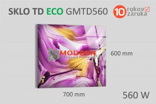 SMODERN sklenený infrapanel TD ECO GMT560 sklenený obrazový 560W