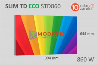 SMODERN SLIM TD ECO STD860 farebný 860W