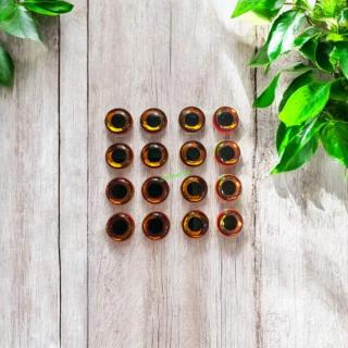 3D OČI NEON ORANGE 12MM-16KS