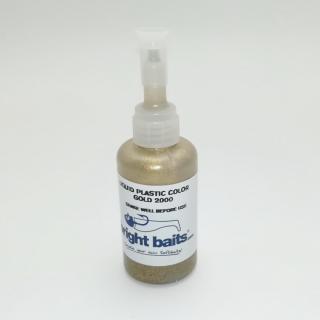 BRIGHT BAITS LIQUID PLASTIC COLOR - GOLD 2000 - 30ML.