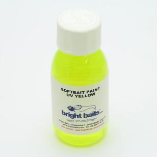BRIGHT BAITS-SOFTBAIT PAINT UV YELLOW CLEARCOAT 30ML.