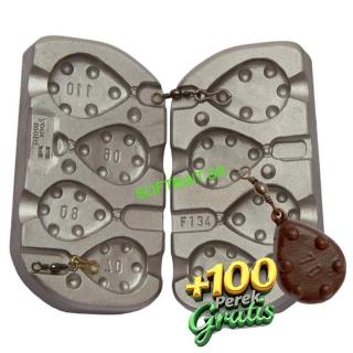 FORMA NA OLOVO 70,80,90,110G+100 OČEK VEĽ.1 GRATIS