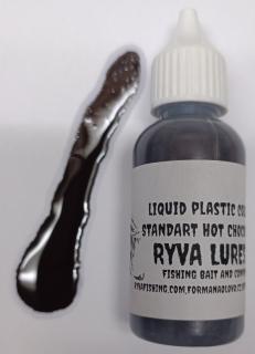 RYVA LURES -LIQUID PLASTIC COLOR STANDART HOT CHOCOLATE 30ML.