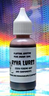 RYVA LURES PLASTISOL COLOR PEARL BROWN 30ML.