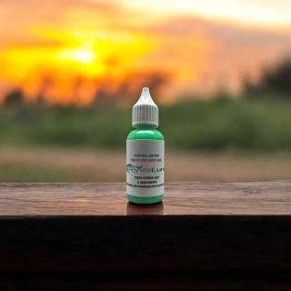 RYVALURES-PLASTISOL COLOR FLUO UV LIME GREEN 30ML. (FARBA DO TEKUTEJ GUMY FLUO UV LIME GREEN 30ML.)