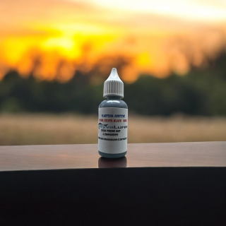 RYVALURES-PLASTISOL COLOR PEARL SILVER BLACK 30ML.