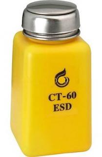 Fľaštička na chemikálie 190ml s pumpičkou ESD