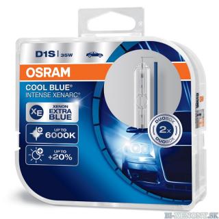 Osram xenonová výbojka D1S 35W XENARC Cool Blue Intense BOX