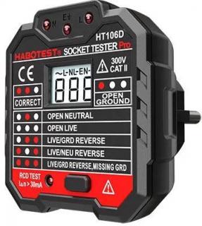 Tester zásuviek 230v  50Hz Habotest HT106D