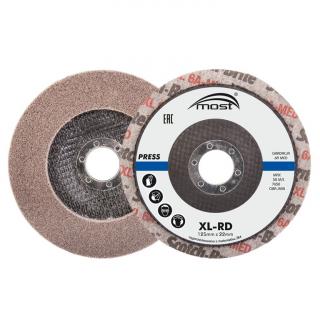 Brúsny vláknový kotúč 125 x 22 x 6 mm zrnitosť 2S Fin MOST Press XL-RD