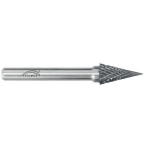 Kužeľová špicatá fréza z tvrdokovu 10 x 20 x 6 mm MOST STANDARD SKM tvar M