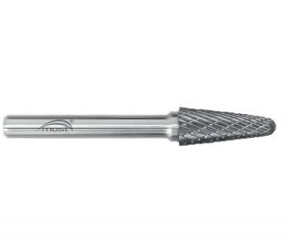 Kužeľová zaoblená fréza z tvrdokovu 10 x 20 x 6 mm MOST STANDARD KEL tvar L