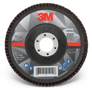 Lamelový kotúč 150 x 22,23 mm zrnitosť 80+ 3M 769F typ T29, 28901