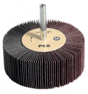 Lamelový kotúč na stopke 25 x 25 x 6 mm zrnitosť P60 MOST PT