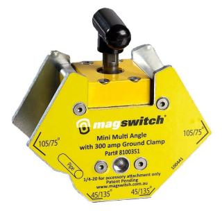 Magnetický uholník zemniaci Mini Multi Angle 300 A sila 67 kg Magswitch, 8100351