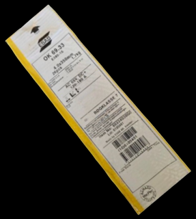 Rutil-bázická elektróda OK 69.33 2,5 x 300 mm 1/4 VP ESAB 0,6 kg
