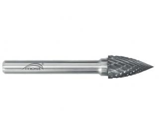Stromčeková fréza z tvrdokovu 8 x 20 x 6 mm MOST STANDARD SPG tvar G