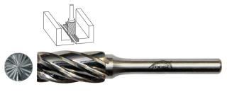 Valcová fréza z tvrdokovu s čelným ozubením 12 x 25 x 6 mm MOST PRO Alu Cut ZYA tvar B