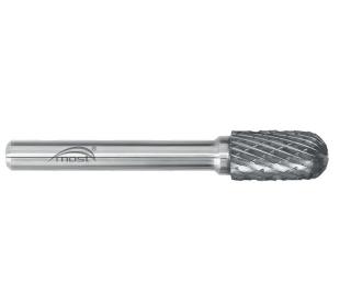 Valcová zaoblená fréza z tvrdokovu 10 x 20 x 6 mm MOST STANDARD WRC tvar C