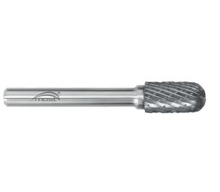 Valcová zaoblená fréza z tvrdokovu 8 x 20 x 6 mm MOST STANDARD WRC tvar C