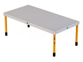Zvárací stôl 2400 x 1200 x 850 mm 3D PROFIEcoLINE systém 16 Demmeler, PE16-01003-001