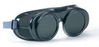 Zváračské ochranné okuliare 618 čierne DIN 5