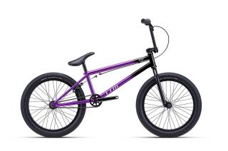 BMX bicykel CTM POP Hi-Ten - fialová čierna