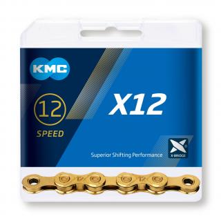 Reťaz KMC X12 Ti-N Gold