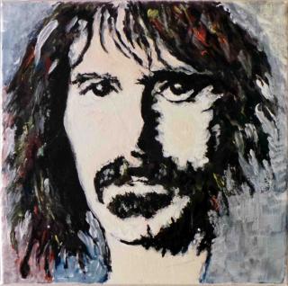 Fotoobraz z našich malieb (Fotoobraz z maľby  portrétu Frank Zappa)