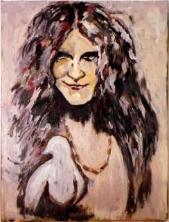 Fotoobraz z našich malieb (Fotoobraz z maľby  portrétu Robert Plant - Led Zeppelin)
