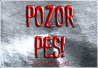 Pozorpes.sk,  text pozor pes (text pozor pes)