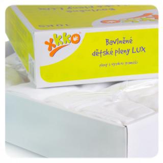 XKKO Bavlnené plienky 80x80cm LUX biele cena za 1kus