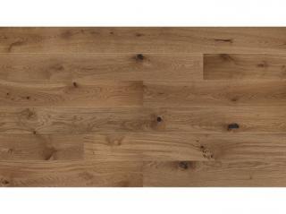 Dub TOFFEE Grande - MASÍV, OLEJ, KARTÁČ, CLICK, V-drážka, 14mm, 2200x180 (Barlinek 100% drevo)