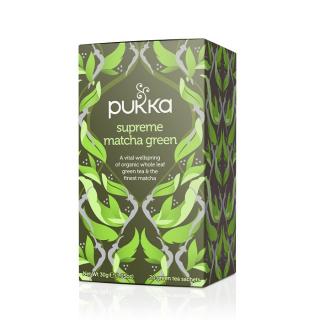 Pukka - SUPREME MATCHA GREEN - zelený čaj - 20 x 2 g nálevové vrecká
