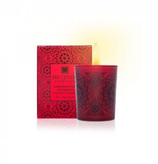 Spa Ceylon - CARDAMOM ROSE - prírodná aromatická sviečka 50 g