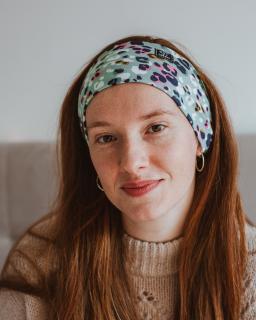 Športová čelenka  - Modrý gepard / Modal Veľkosť: UNI