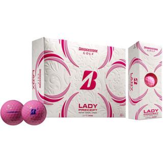 Bridgestone lady Precept golfové míčky (12 ks), růžové