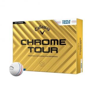 Callaway Chrome Tour Triple Track míčky bílé (12ks)