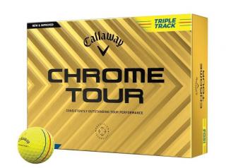 Callaway Chrome Tour Triple Track míčky žluté (12ks)