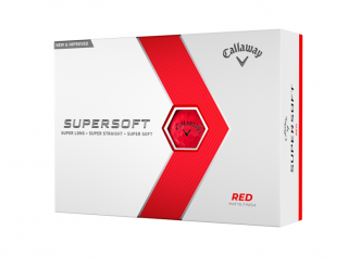 Callaway Supersoft míčky Matte (12ks) červené
