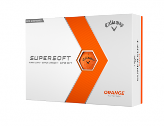 Callaway Supersoft míčky Matte (12ks) oranžové