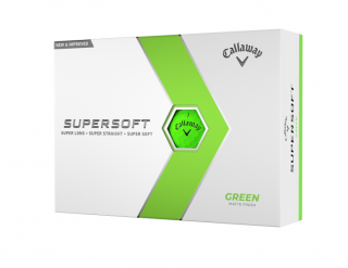 Callaway Supersoft míčky Matte (12ks) zelené