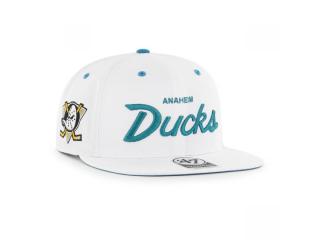 '47 Brand Anaheim Ducks Captain šiltovka biela