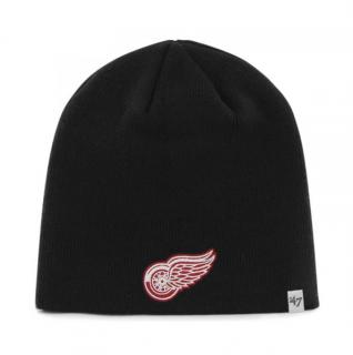 '47 Brand Detroit Red Wings pletená zimná čiapka čierna
