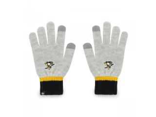 '47 Brand Pittsburgh Penguins pletené rukavice