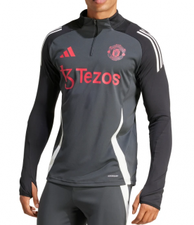 Adidas Manchester United tréningová mikina šedá pánska