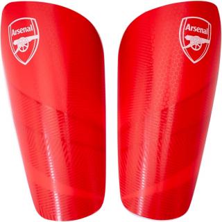 Arsenal futbalové chrániče na nohy červené detské - SKLADOM