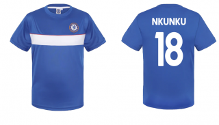 Chelsea FC Christopher Nkunku tréningové tričko modré detské
