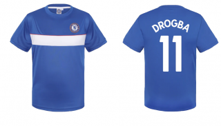 Chelsea FC Didier Drogba tréningové tričko modré detské