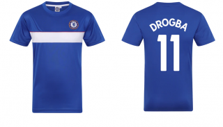 Chelsea FC Didier Drogba tréningové tričko modré pánske